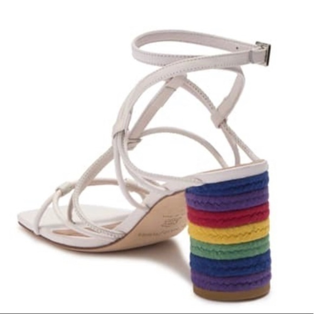 DONALD PILNER Wesli Rainbow Strappy Sandal 7.5 - Picture 3 of 12